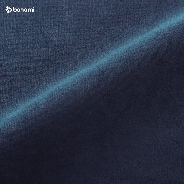 Divano letto angolare in velluto blu scuro (angolo destro) Sweet Harmony - Miuform
