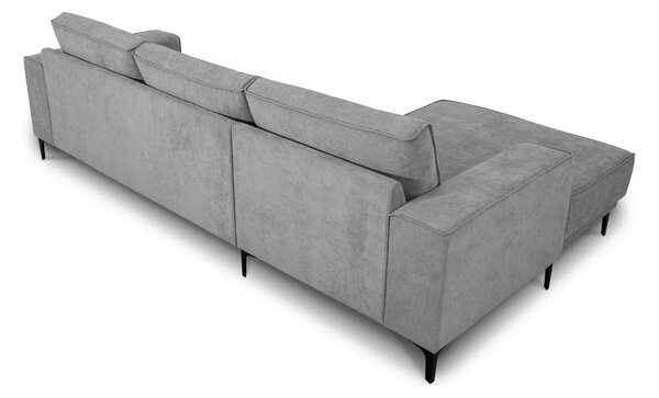 Divano angolare grigio (con penisola a sinistra/con chaise lounge) Copenhagen – Scandic