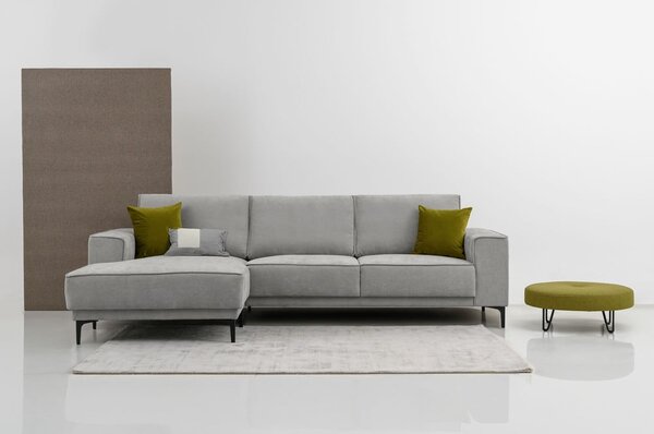 Divano angolare grigio (con penisola a sinistra/con chaise lounge) Copenhagen – Scandic