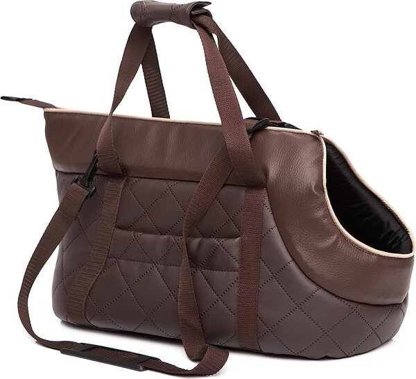 Borsa da trasporto per cani -20x42x22 cm- morbida imbottita, lavabile, con maniglia di trasporto