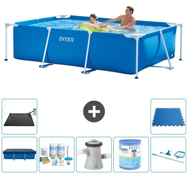 Piscina fuori terra rettangolare - 260x160x65 cm - 8 pezzi - Modello S30107