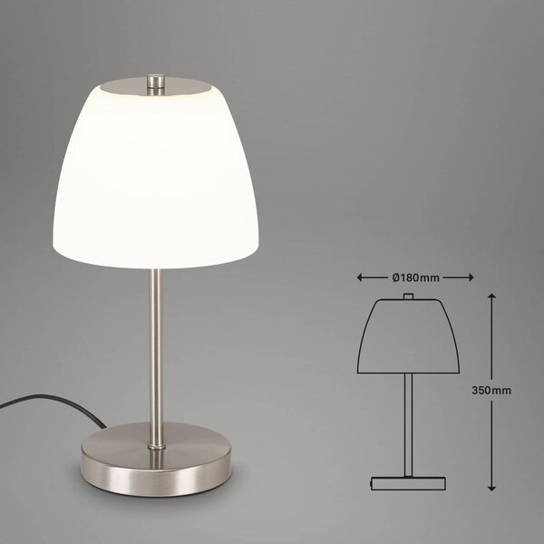 Brilagi - Lampada da tavolo LED dimmerabile con una lente d'ingrandimento  LED/12W/5V 3000/4200/6000K