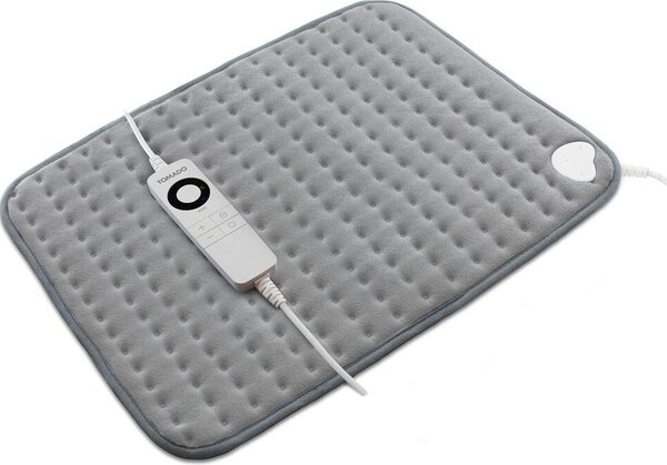 Cuscino riscaldante elettrico Tomado 60x40 cm grigio con timer Comfort