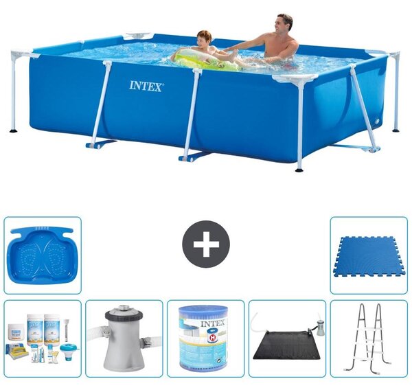 Piscina fuori terra rettangolare - 260x160x65 cm - 8 pezzi - Modello S40099
