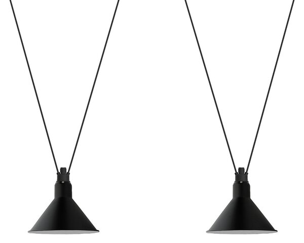 Lampada a sospensione Lampe Gras, Nero, Soggiorno, Metallo