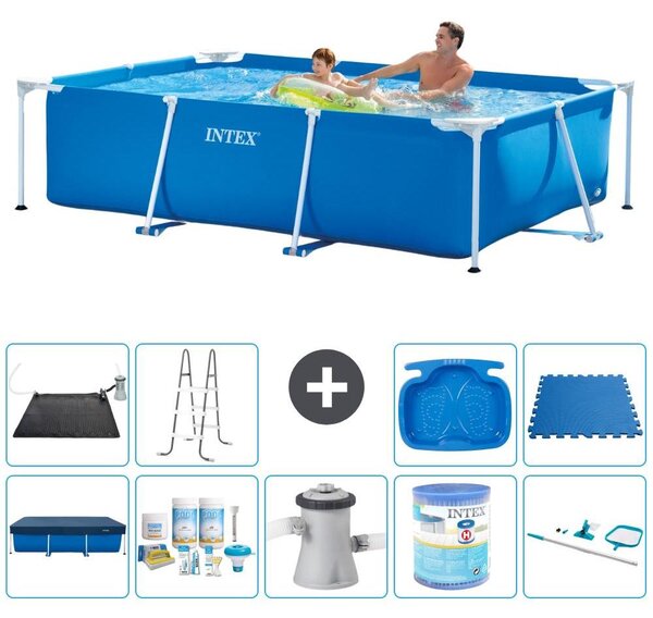 Piscina fuori terra rettangolare - 260x160x65 cm - composta da 10 elementi - modello S30106