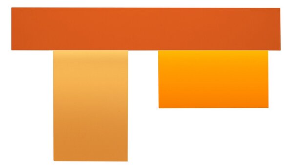 Applique da parete Foscarini, Arancione, Alluminio