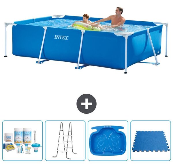 Piscina fuori terra rettangolare - 260x160x65 cm - 5 pezzi - Modello S30105