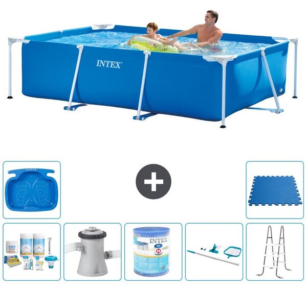 Piscina fuori terra rettangolare - 260x160x65 cm - 8 pezzi - Modello S30103