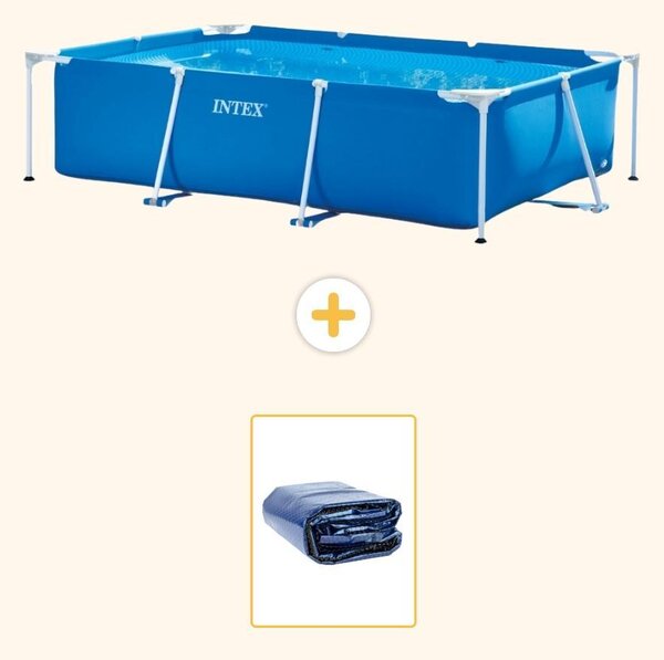 Piscina fuori terra rettangolare - 260x160x65 cm - in 2 parti - modello S21249