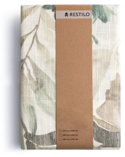 Tenda color crema/blu polveroso 135x250 cm Celesta – Restilo
