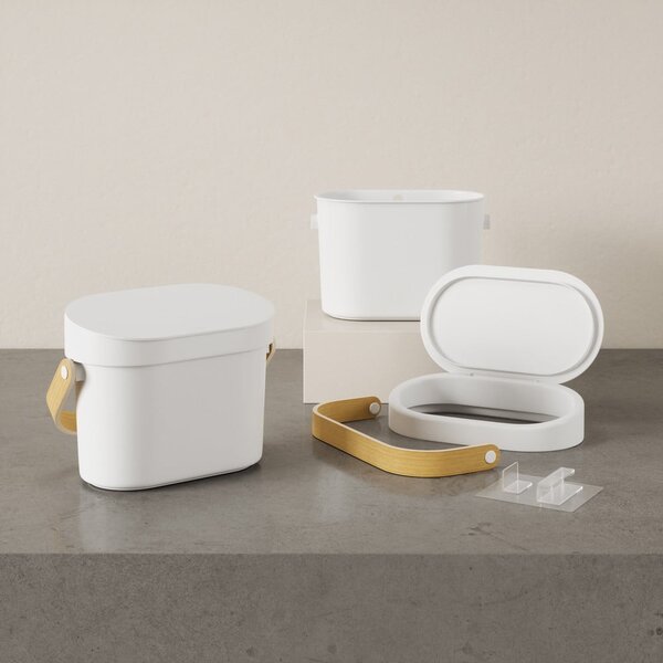 Bidone per l'umido bianco 4 l Bellwood – Umbra