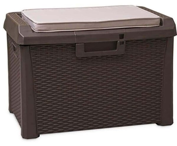 Toomax Baule Esterno 125L con Ruote Santorini - Marrone