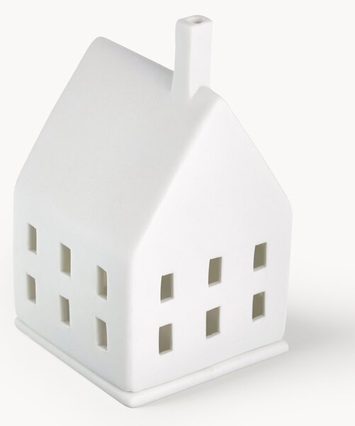 Portalumino in porcellana Living, alt. 10 cm