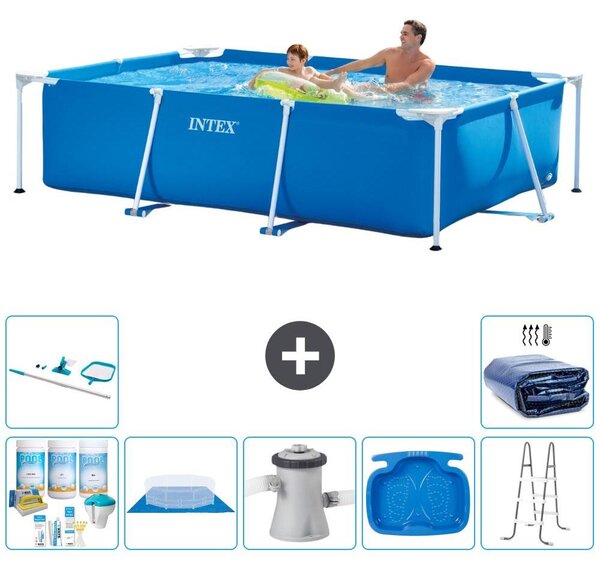 Piscina fuori terra rettangolare - 260x160x65 cm - 8 pezzi - Modello S20039