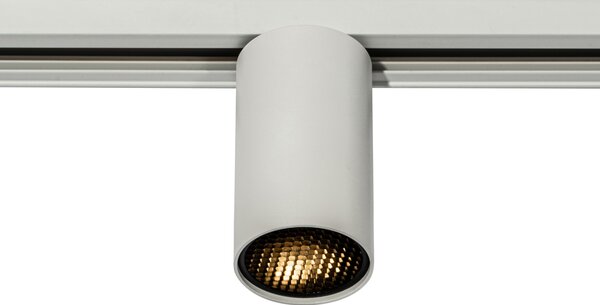 Faretto moderno bianco per sistema a binario monofase GU10 50mm - Iconic Ruby Honey