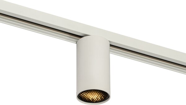 Faretto moderno bianco per sistema a binario monofase GU10 50mm - Iconic Ruby Honey