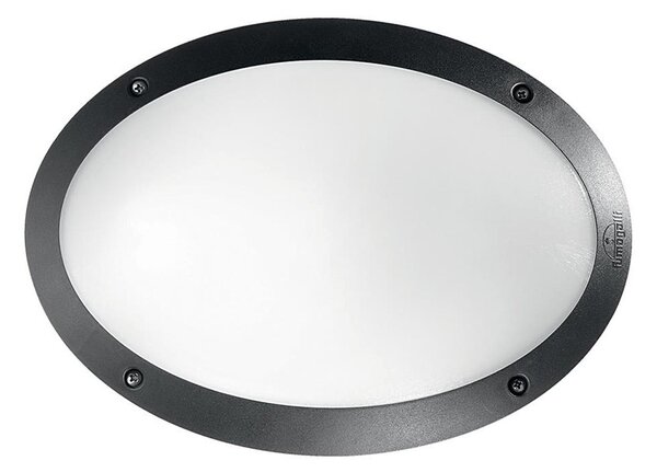 Ideal Lux - Lampada da lavoro 1xE27/23W/230V IP66 nero