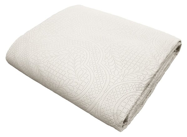 Set con copriletto e federa color crema in microfibra 240x260 cm Romane – douceur d'intérieur