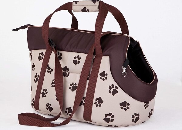 Borsa da trasporto per cani -20x42x22 cm- morbida imbottita, lavabile, con maniglia di trasporto