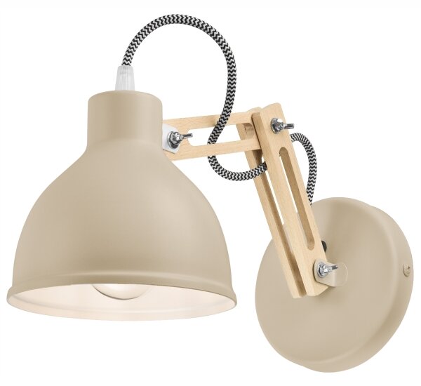 Lampada da parete MARCELLO 1xE27/15W/230V beige