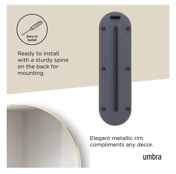 Specchio da parete/da terra 46x157 cm Hubba – Umbra