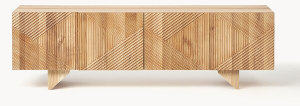 Credenza bassa in legno di frassino Louis