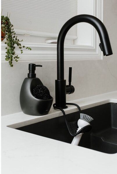 Dispenser per sapone nero in ceramica 590 ml Joey – Umbra