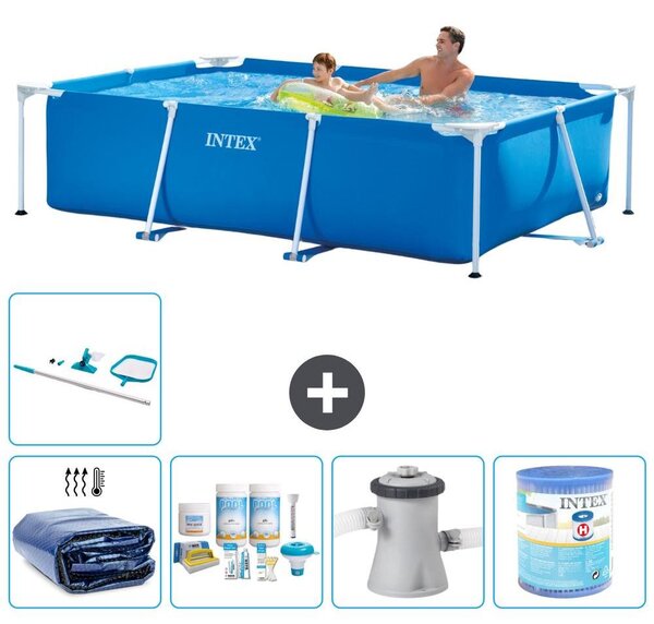 Piscina fuori terra rettangolare - 260x160x65 cm - 6 pezzi - Modello S40073