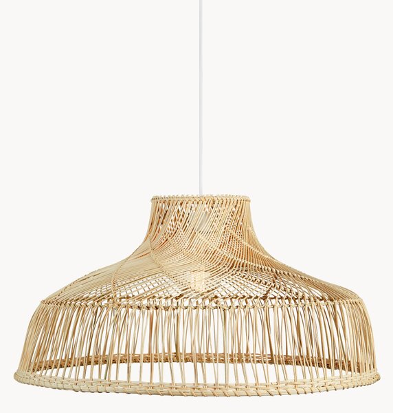 Lampada a sospensione grande in rattan Braid