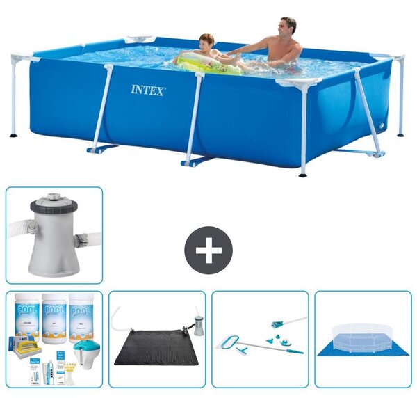 Piscina fuori terra rettangolare - 260x160x65 cm - composta da 6 elementi - modello S20824