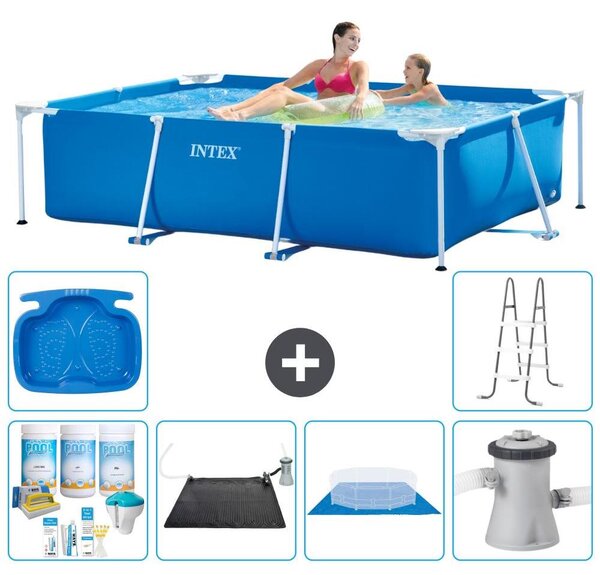 Piscina fuori terra rettangolare - 220x150x60 cm - 7 pezzi - Modello S20820