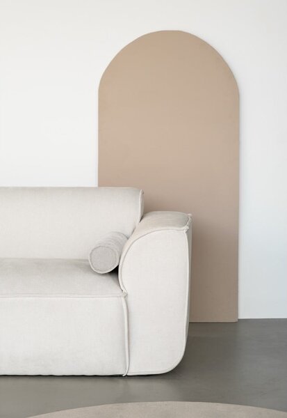 Divano angolare componibile color crema (con penisola a sinistra) Flex Felix – Miuform