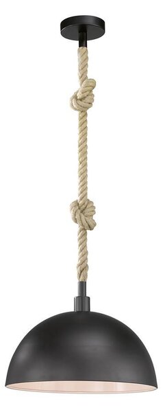 Fischer & Honsel 60761 Lampada a sospensione Rope 1x E27 max. 40,0 W, lampadina esclusa