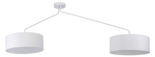 Lampadario FALCON bianco 6xE27x25W in tessuto, dimensioni: 65x50x156 cm, IP20, Nowodvorski Lighting