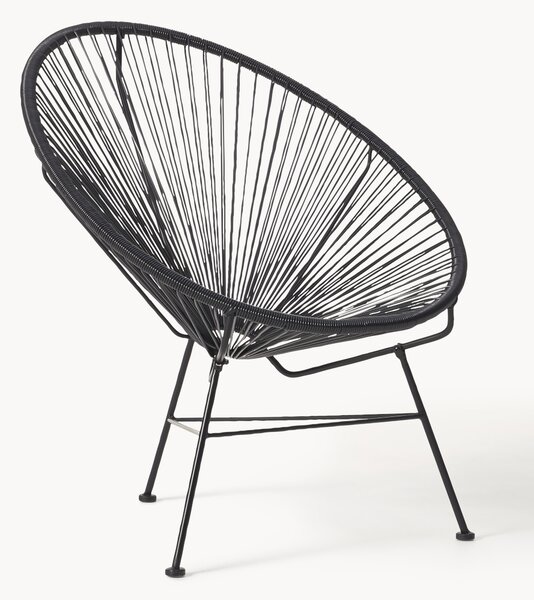 Poltrona lounge in plastica intrecciata Bahia