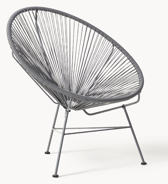 Poltrona lounge in plastica intrecciata Bahia