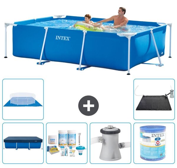 Piscina fuori terra rettangolare - 260x160x65 cm - 7 pezzi - Modello S40110