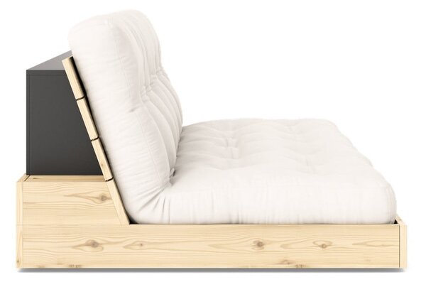 Divano letto crema 196 cm Base - Karup Design