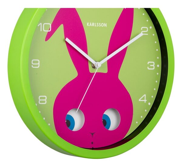 Orologio per bambini ø 31 cm Peekaboo Bunny - Karlsson