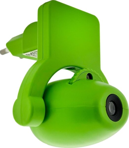 Lampada notturna LED per bambini con proiettore LED/0,5W/230V verde