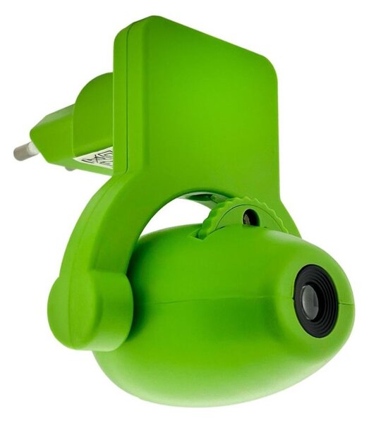 Lampada notturna LED per bambini con proiettore LED/0,5W/230V verde