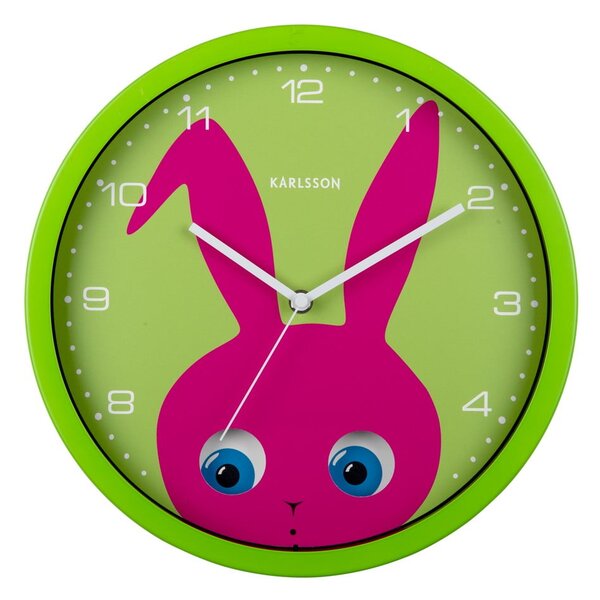 Orologio per bambini ø 31 cm Peekaboo Bunny - Karlsson