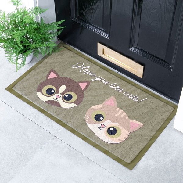 Zerbino 40x70 cm Hope You Like Cats – Artsy Doormats