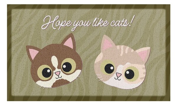 Zerbino 40x70 cm Hope You Like Cats – Artsy Doormats