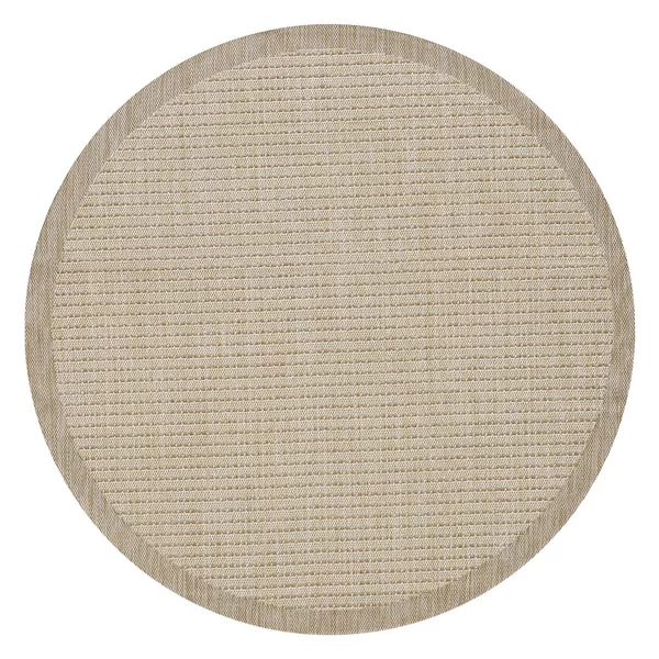 Tappeto tondo beige per esterni ø 120 cm Giza - Ayyildiz Carpets