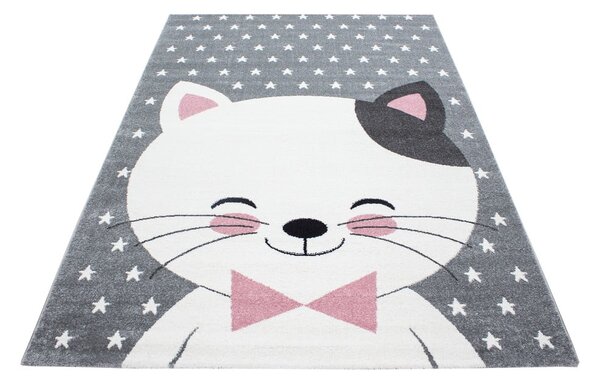 Tappeto per bambini rosa-grigio 80x150 cm Kids - Ayyildiz Carpets