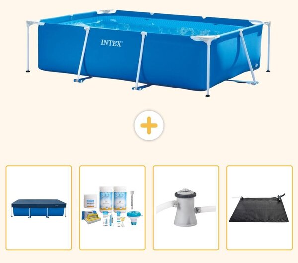 Piscina fuori terra rettangolare - 260x160x65 cm - 5 pezzi - Modello SCB4