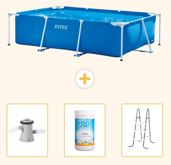 Piscina fuori terra rettangolare - 260x160x65 cm - 4 pezzi - Modello SCB84