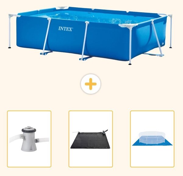 Piscina fuori terra rettangolare - 260x160x65 cm - 4 pezzi - Modello SCB79